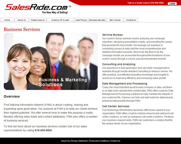 Sales Ride Business Services