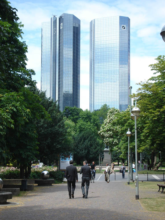 The Deutsche Bank towers