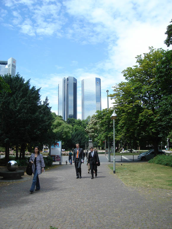 Another picture of the Deutsche Bank towers