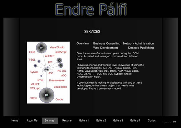 EndrePalfi.com v1 Services