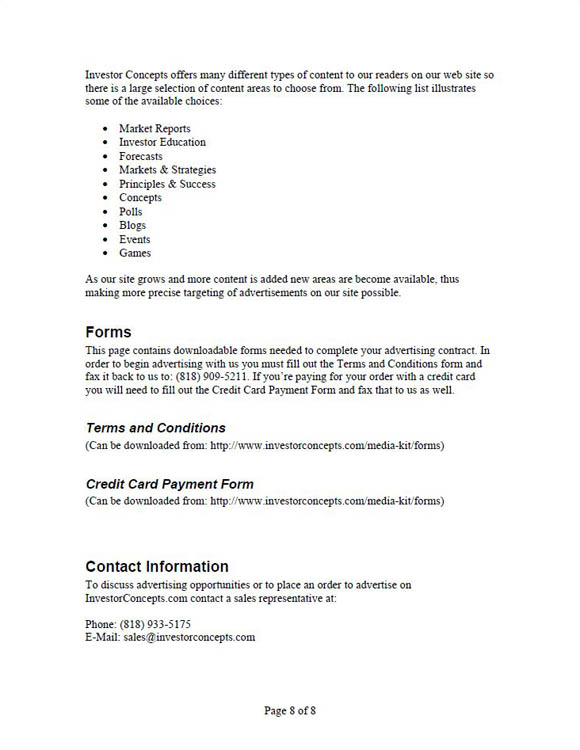 Investor Concepts Media Kit Page 8