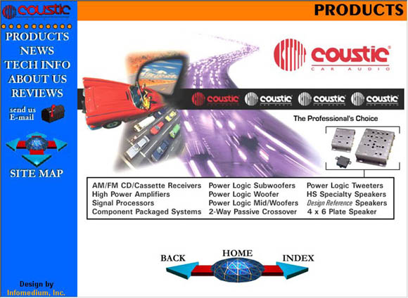 Coustic Car Audio Products