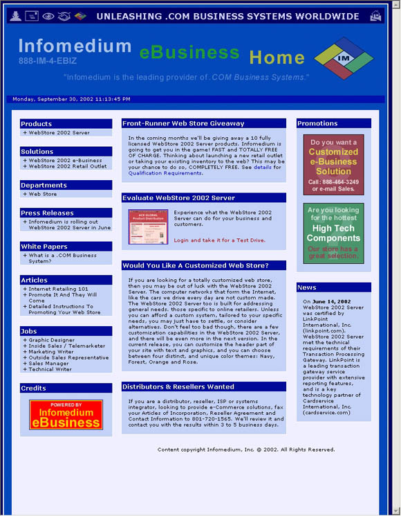 Infomedium Home Page