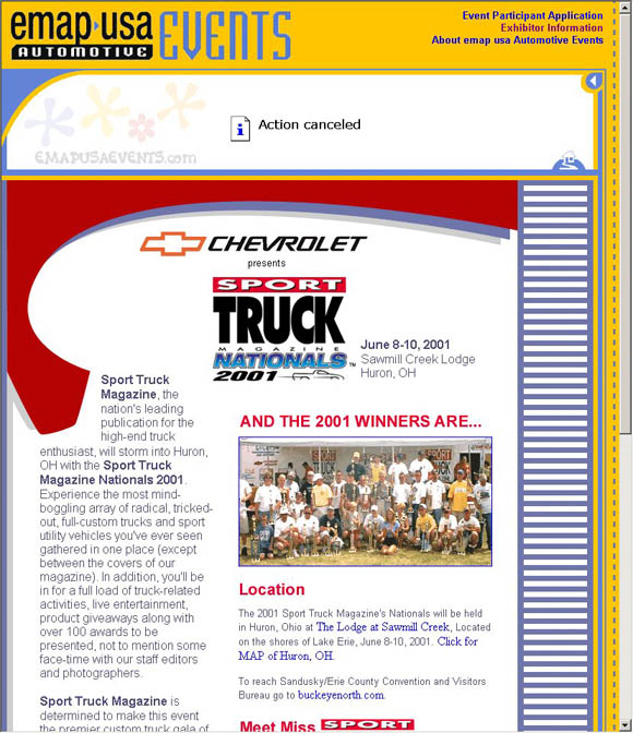 Sport Truck Magazine Nationals Home Page