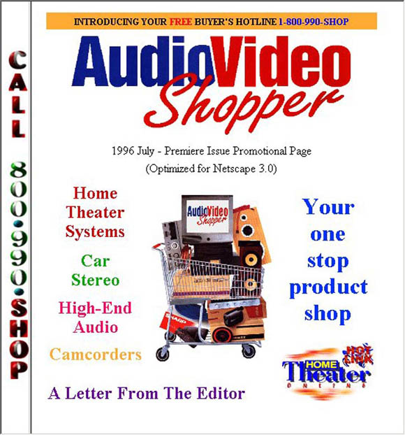 Audio Video Shopper Home Page