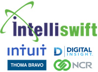 Intelliswift Intuit DI Thoma Bravo NCR logo